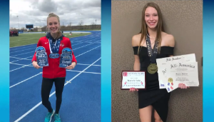 Lauren Huebner celebration video screenshot